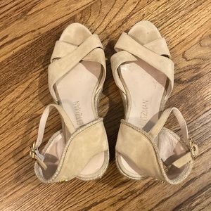 Stuart Weitzman espadrille wedges